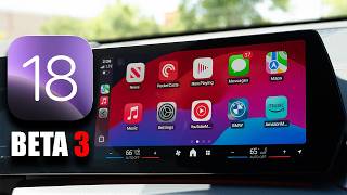 iOS 18 New Apple CarPlay Features BETA 3 [upl. by Galateah]