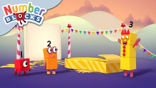 Stampolines  Numberblocks  Full Episode S1 E11  Counting amp Math Cartoon For Kids  Little Zoo [upl. by Elyak844]