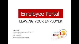 Employee Portal Leaving your employer HLP009  Subtitled [upl. by Odella238]