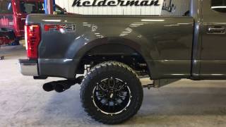 Kelderman 2017 Ford Super Duty 4Link Rear Air Suspension Raise amp Lower [upl. by Neural]