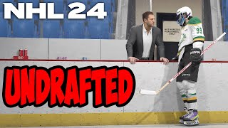 Can You Go UNDRAFTED in NHL 24 Be A Pro [upl. by Litnahs813]