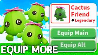 How To EQUIP 2 PETS in Adopt Me Update [upl. by Heger]