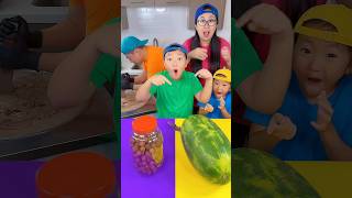 Chocolate ice cream vs watermelon ice cream challenge🍨 funny by Ethan Funny Family [upl. by Eintruoc]