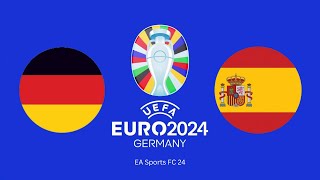 EM 2024 VIETELFINALE Deutschland  Spanien in FC 24 [upl. by Hartwell]