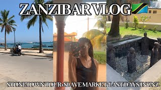 ZANZIBAR VLOG pt3🇹🇿STONETOWN TOUR SLAVEMARKET LAST DAYS IN ZNZ ZIMBABWEAN YOUTUBER💕 [upl. by Nosneb]