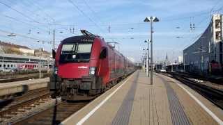 Railjet fährt vom Wien Westbahnhof ab [upl. by Fabrice]