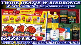 Biedronka Nowa Gazetka Promocyjna Od Wtorku 02012024 W Tym Tygodniu Twoje Okazje w Biedronce [upl. by Aloel]