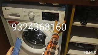 LG INVERTER direct drive washing machine de error problem and solution [upl. by Gabriell]