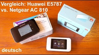 Vergleich Huawei E5787 vs Netgear AC810 [upl. by Devon]