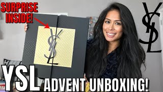 YSL ADVENT CALENDAR 2022 UNBOXING REVIEW 🤩 SURPRISE JEWELRY INSIDE amp HOW TO GET IT FOR LESS [upl. by Nauqel747]