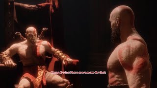 Young Kratos Actually Talks Back to Old Kratos  TC Carson and Christopher Judge in the Same Scene [upl. by Wrdna]