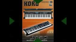 Korg X50  Modificado  Problema solucionado [upl. by Nytsyrk803]