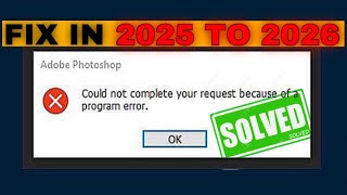 Fixing Photoshops Most Annoying Error [upl. by Fields]