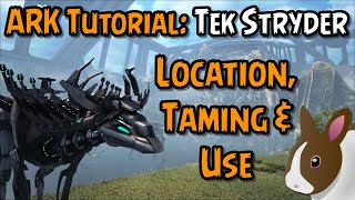 How to Tame amp Use a Tek Stryder in ARK Survival Evolved  PC  PS  Xbox ark genesispart2 [upl. by Enyamrahs263]