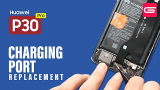 Huawei P30 Pro Charging Port Replacement [upl. by Auqenat767]