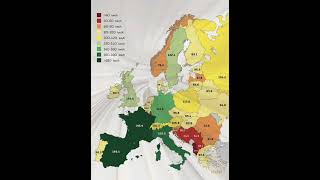 Average speed of trains in europe [upl. by Nonad]