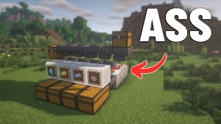 NEW UPDATED Minecraft Automatic Sorting System 121 Tutorial [upl. by Kunkle227]