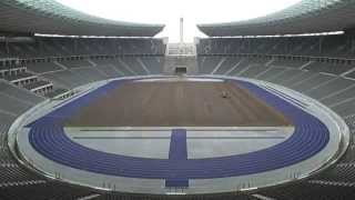 Rasentausch 2015 im Olympiastadion Berlin [upl. by Inatsed]