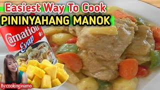 Easiest Way to cook Pininyahang manokpininyahan recipeChicken recipelutong pinoylutong bahay [upl. by Benoit]