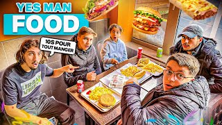 ON DIT OUI A TOUT VERSION BOUFFE  Yes man Challenge incroyable 😂 [upl. by Adlemy]