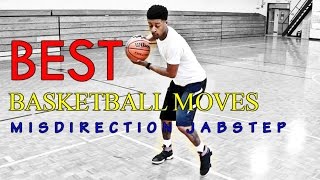 Best Basketball Moves  Misdirection Jabstep DRIBBLE [upl. by Eelanej]