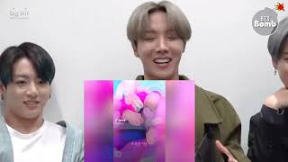 BTS REACTION BLACKPINK TIKTOK [upl. by Berkin]