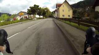 HD Ride on the B462 from Baiersbronn to Schönmünzach Black Forest Germany [upl. by Parsaye]