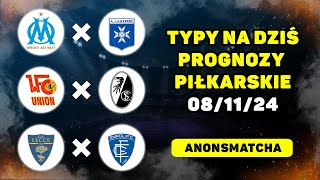 Najlepsze prognozy piłkarskie i typy bukmacherskie na dziś Marsylia Auxerre Union Berlin Freiburg [upl. by Llirrehs172]