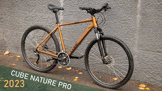 ГИБРИДНЫЙ ВЕЛОСИПЕД CUBE NATURE PRO 2023 [upl. by Lewendal]