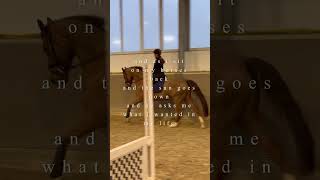 this trend but happy  dressage equestrian happy horse trending [upl. by Ninetta]