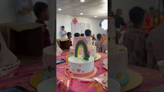 Cake decoration for kids  kid’s cake cake  kids birthday cake explorepage cake ytshorts [upl. by Hanikas]