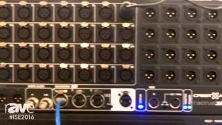 ISE 2016 Peavey Talks About the Tactus Digital Mixing System [upl. by Eadahc]