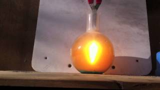 Magnesium ribbon burning in Nitrogen Dioxide atmosphere [upl. by Gabe894]