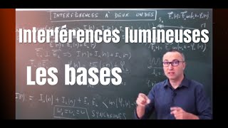 Interférences lumineuses à deux ondes  les bases 1 [upl. by Assirehc]