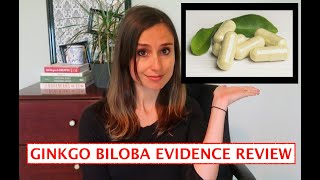 GINKGO BILOBA Memory Benefits  NEUROLOGIST review of Ginkgo Biloba [upl. by Aicissej]