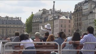 Heres an inside look at the Olympics opening ceremony boat tech [upl. by Cralg]