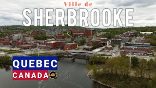 Ville de Sherbrooke  City of Sherbrooke  4K Drone Footage [upl. by Clintock163]