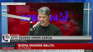 PANAYAM Atty George Erwin Garcia chairman COMELEC [upl. by Valentino]