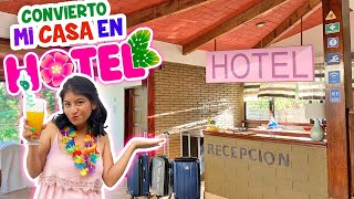 Convierto MI CASA en un HOTEL🏡 ⭐️⭐️⭐️ Servicios ALBERCA🏖 SPA🚿 RESTAURANTE  CONNY MERLIN [upl. by Ayikahs258]