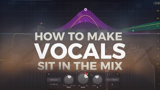 How To Make Vocal Sit In Busy Mix 🔥🔥🔥🔥 [upl. by Tanah]