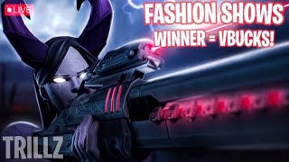 🔴REAL FORTNITE FASHION SHOW amp HIDE AND SEEK LIVE 1 WIN  2500 VBUCK fashionshow [upl. by Ahkihs8]