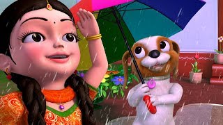 Vana Vana Vallapa amp More Rain Songs  Telugu Rhymes for Children  Infobells [upl. by Oidacra]