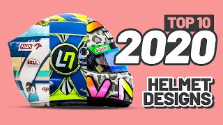 Top 10 Formula 1 Helmet Designs 2020 [upl. by Zeena]