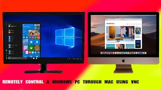 Control Windows From A Mac Using VNC Full Tutorial [upl. by Taber]