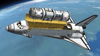 KSP Building a Space Station with Shuttles [upl. by Odoric958]