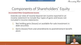 Components of Shareholders  Stockholders Equity USGAAP [upl. by Christie]