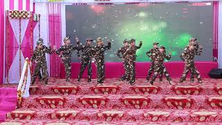 Class 6 students of Cradle Public School pay tribute to Army performing on song Sandese aate hai [upl. by Savitt]