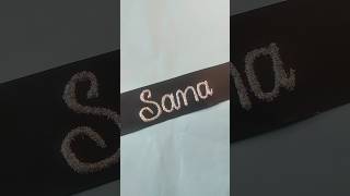 Sana💖 calligraphy ideatrending calligraphy diy writing youtubeshorts shorts lettering [upl. by Mayor]