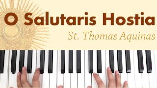 O Salutaris Hostia  Piano Chords Notes Lyrics [upl. by Gabbey]