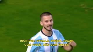 LOCUTOR ARGENTINO FURIOSO DETONA DYBALA quotÉ DIFÍCIL JOGAR COM O MESSIquot [upl. by Dez]